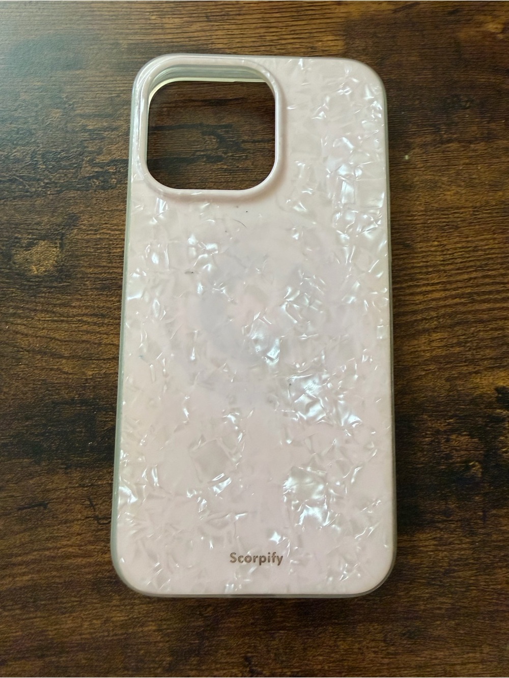 Pink Iridescent Phone Case SCORPIFY iPhone 15 Pro Max